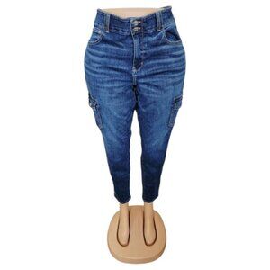 American Eagle Outfitters Women's Nxt Level Stretch Cargo Skinny Jeans Size 18